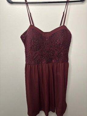 Xhileration Maroon Dress Size M